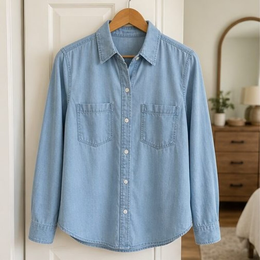 Charcoal Tunic Blouse